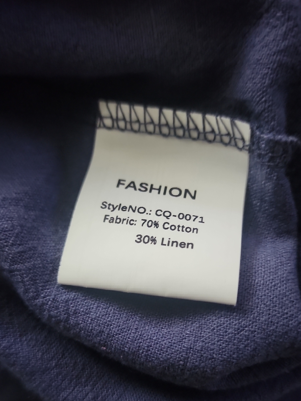 New Women's Wide-Leg Drawstring Pants - Blue - Picture 9 of 10